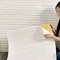 3D Self-Adhesive Foam Brick Wall Sticker